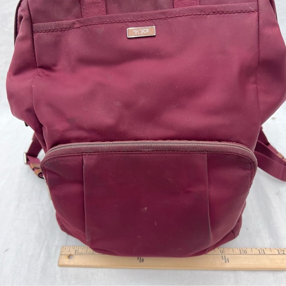 Tumi Maroon Red Backpack daybag main image 5